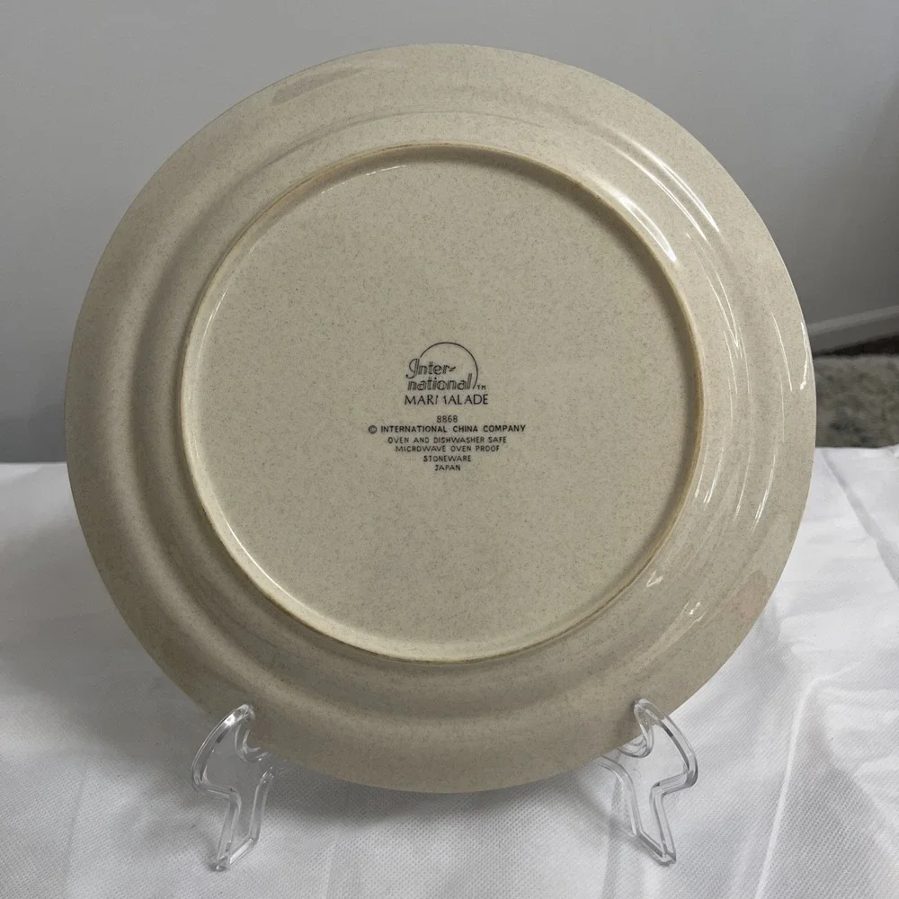 International Marmalade Stoneware Serving Platter Plate Geese Country Cottage